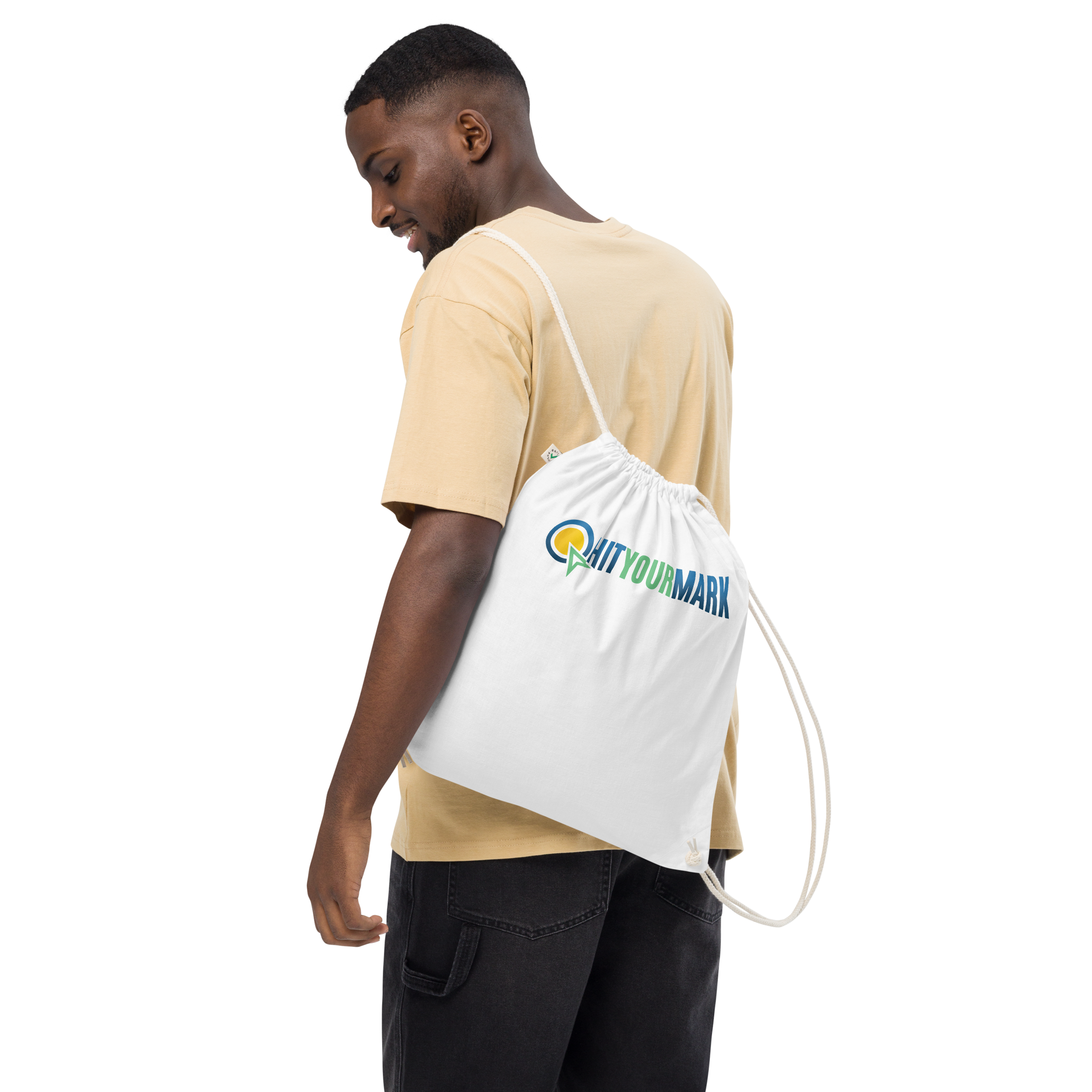 Organic cotton drawstring bag - Image 6