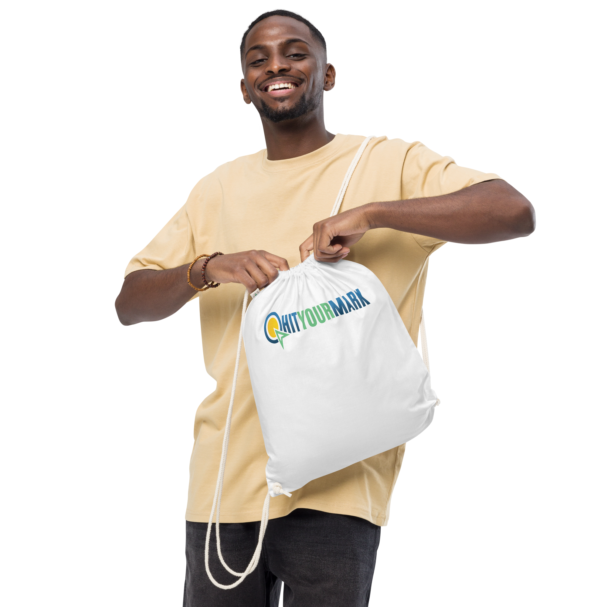 Organic cotton drawstring bag - Image 5